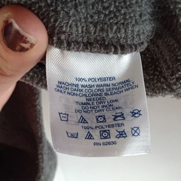 Medium Lands' End Lightweight Pullover Sweater Fleece Jacket Polartec Aircore - Picture 6 of 7